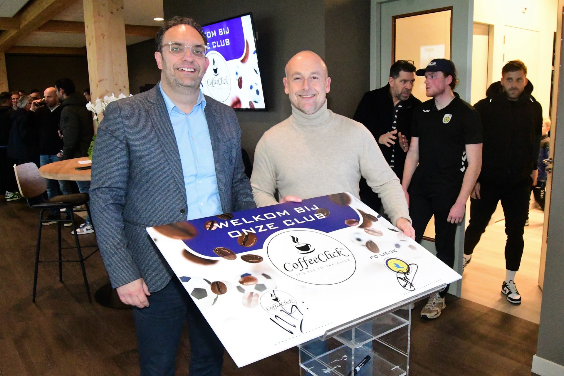 CoffeeClick nieuwe sponsor bij FC Lisse