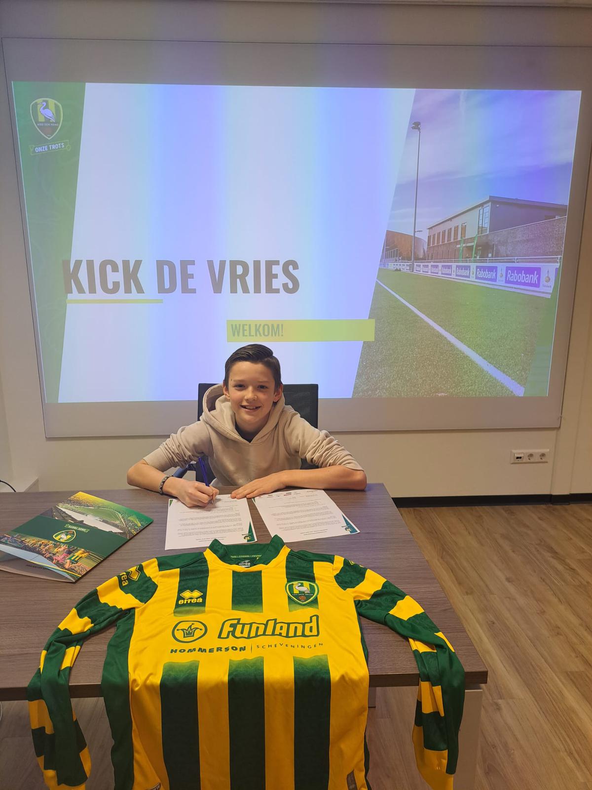 Kick de Vries naar ADO Den Haag