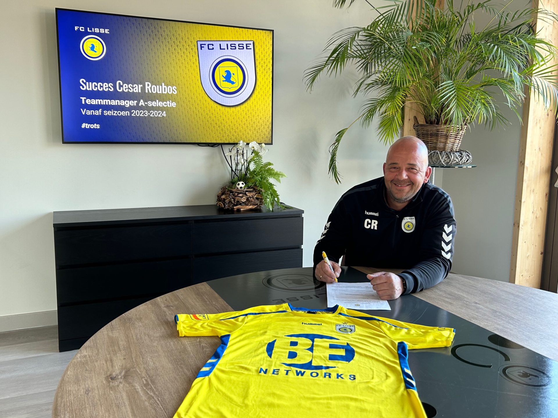 Cesar Roubos nieuwe teammanager FC Lisse