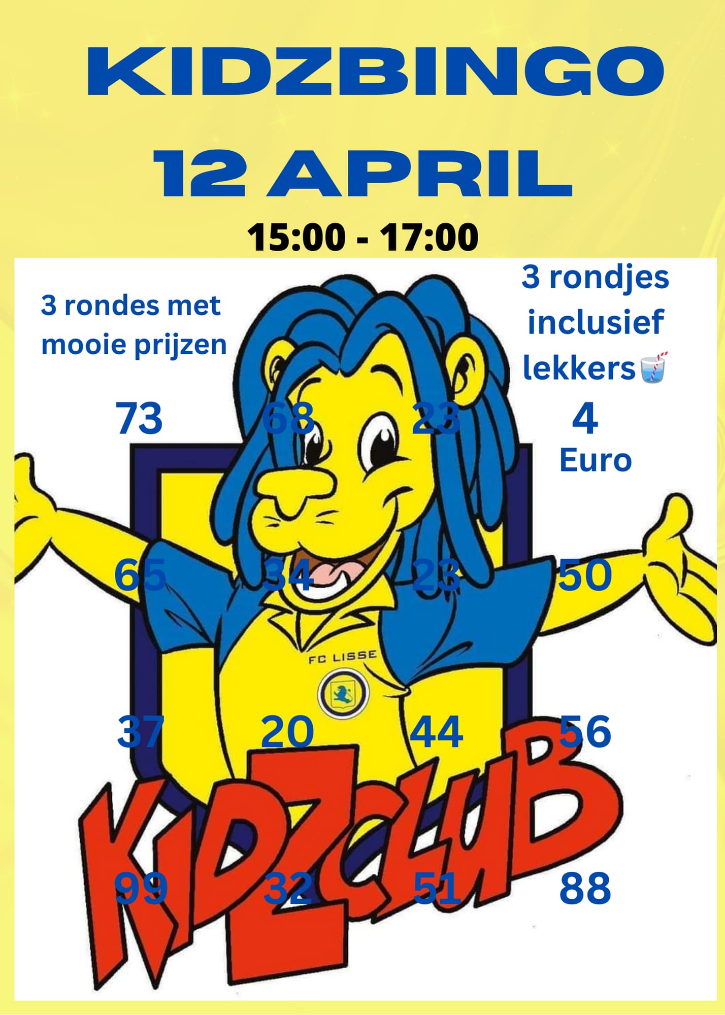 KidzBingo: vrijdag 12 april