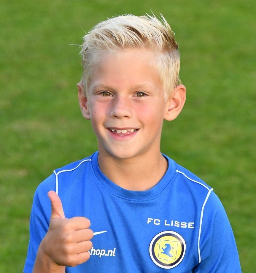 Senn van der Zaal is de Pupil van de week bij wedstrijd tegen Blauw Geel’38 zaterdag