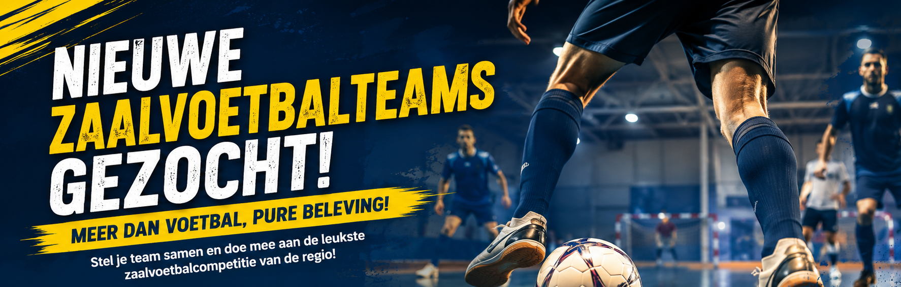 Nieuwe teams gezocht voor Ter Specke Zaalvoetbal!